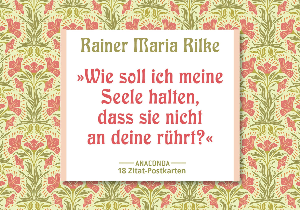 Cover: Postkarten-Set Rainer Maria Rilke (Taschenbuch)