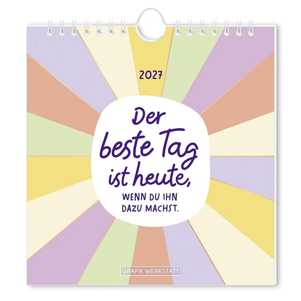 Postkartenkalender: Postkartenkalender 2027 Der beste Tag
