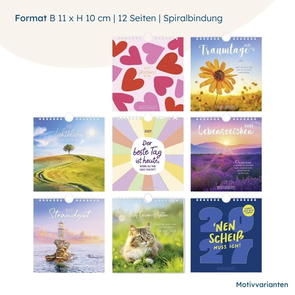 Postkartenkalender 2027 Herzensjahr – Ansicht