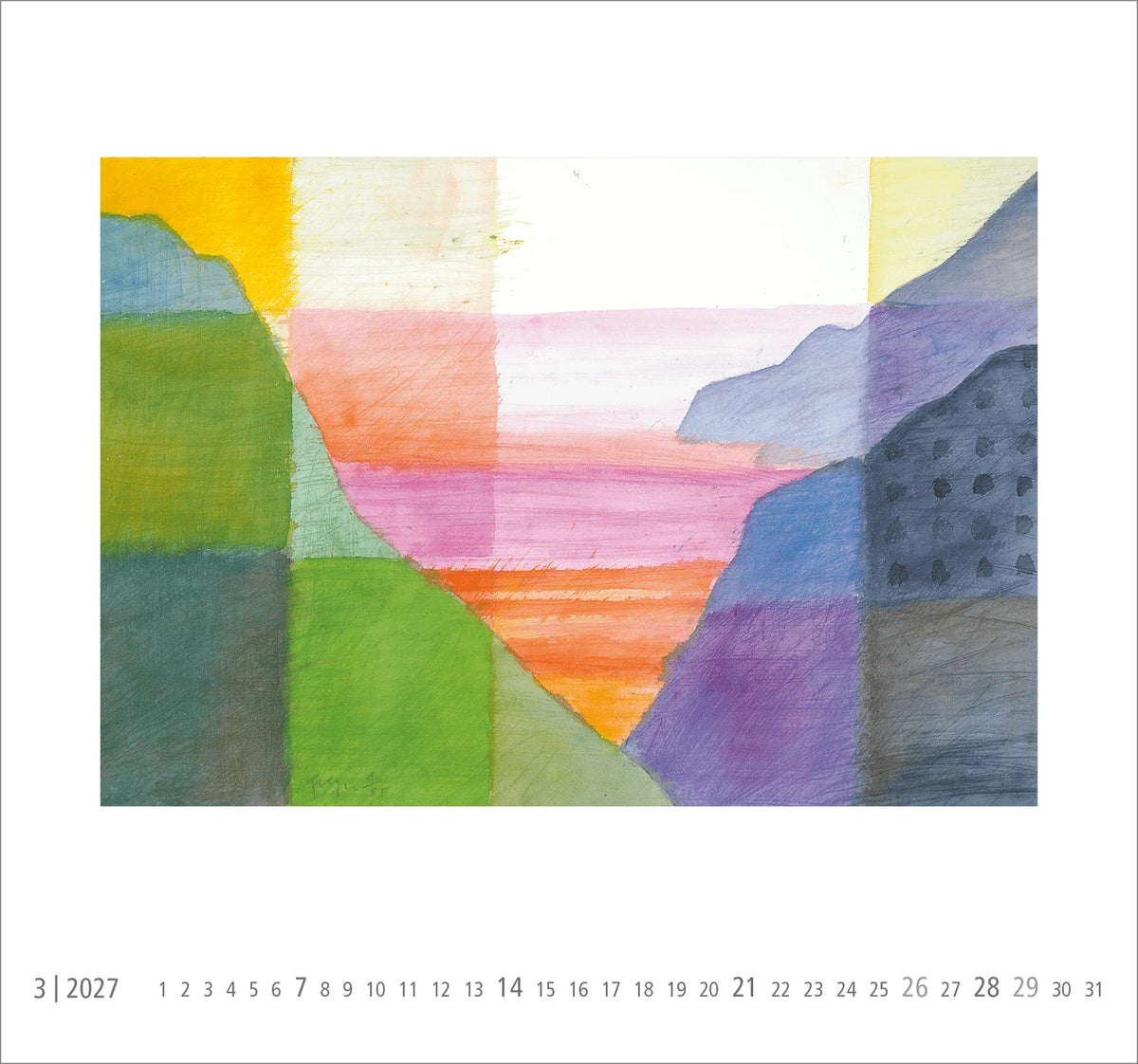 Postkartenkalender 2027: Neue Horizonte – Ansicht