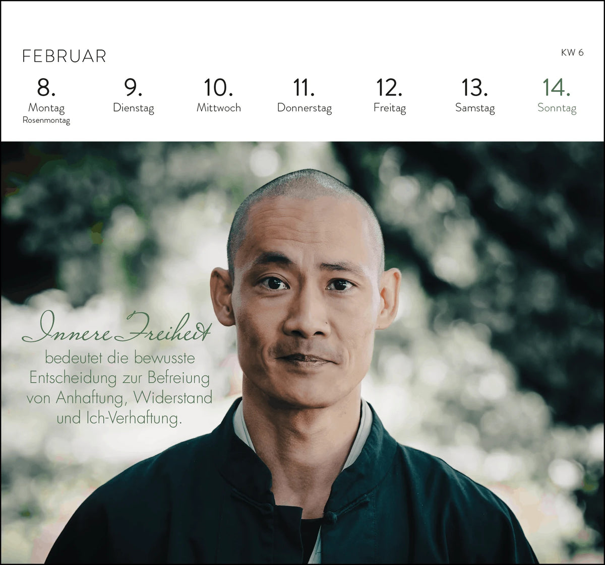 Postkartenkalender 2027: Shaolin Spirit – Ansicht