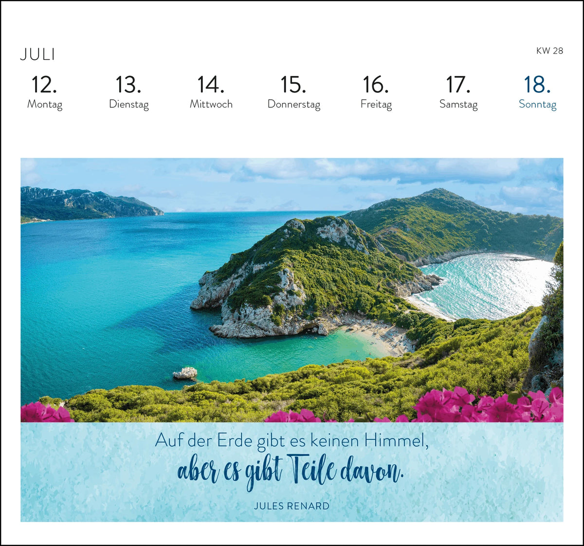Postkartenkalender 2027: Träume vom Meer – Ansicht
