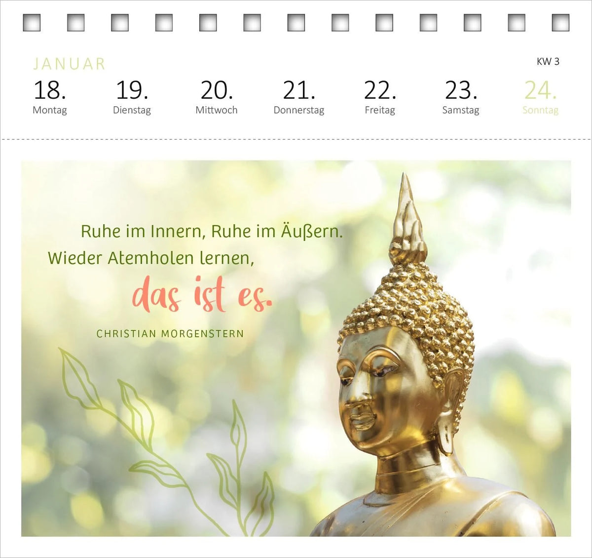 Postkartenkalender 365 Tage Gelassenheit 2027 – Ansicht