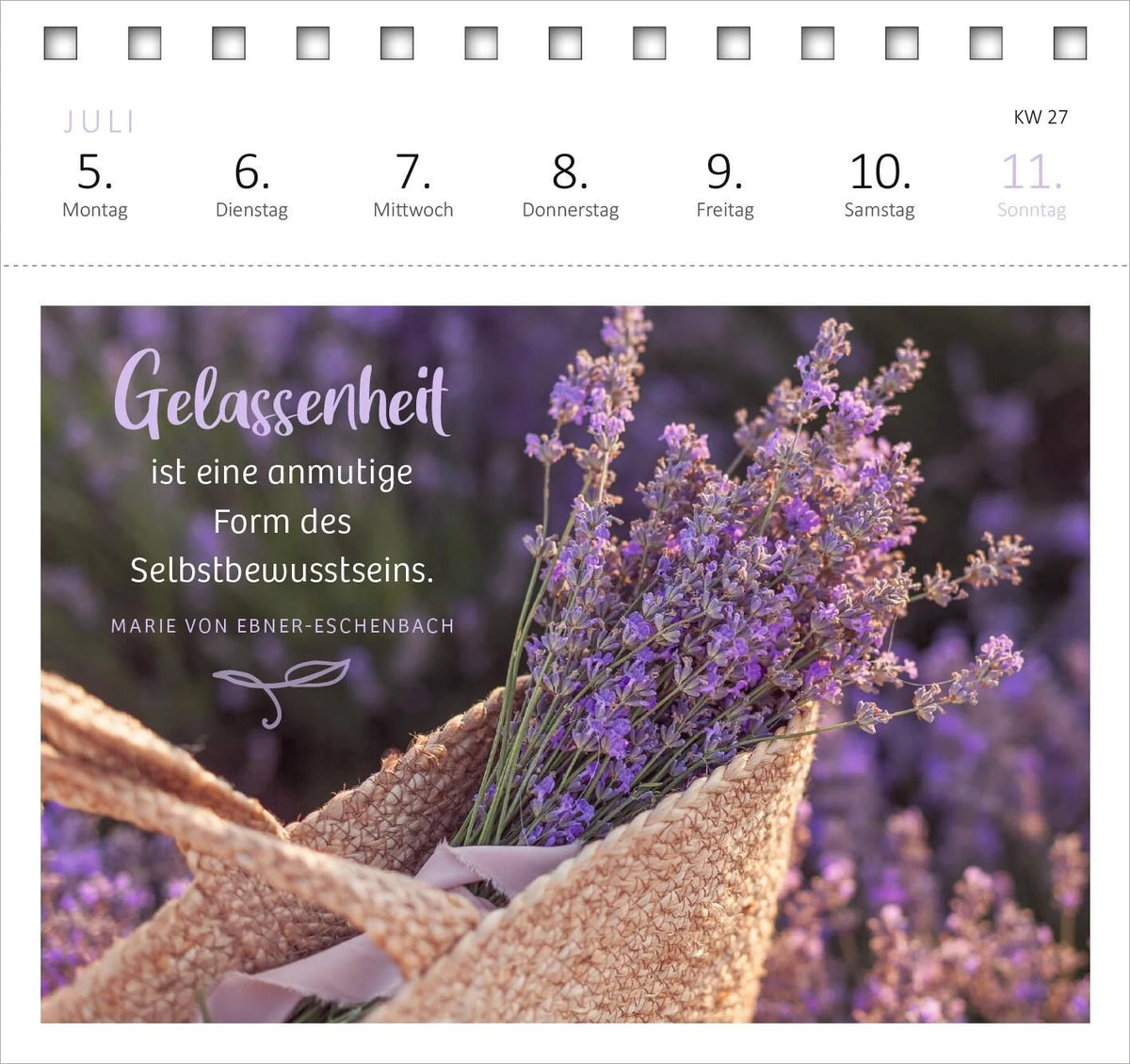 Postkartenkalender 365 Tage Gelassenheit 2027 – Ansicht