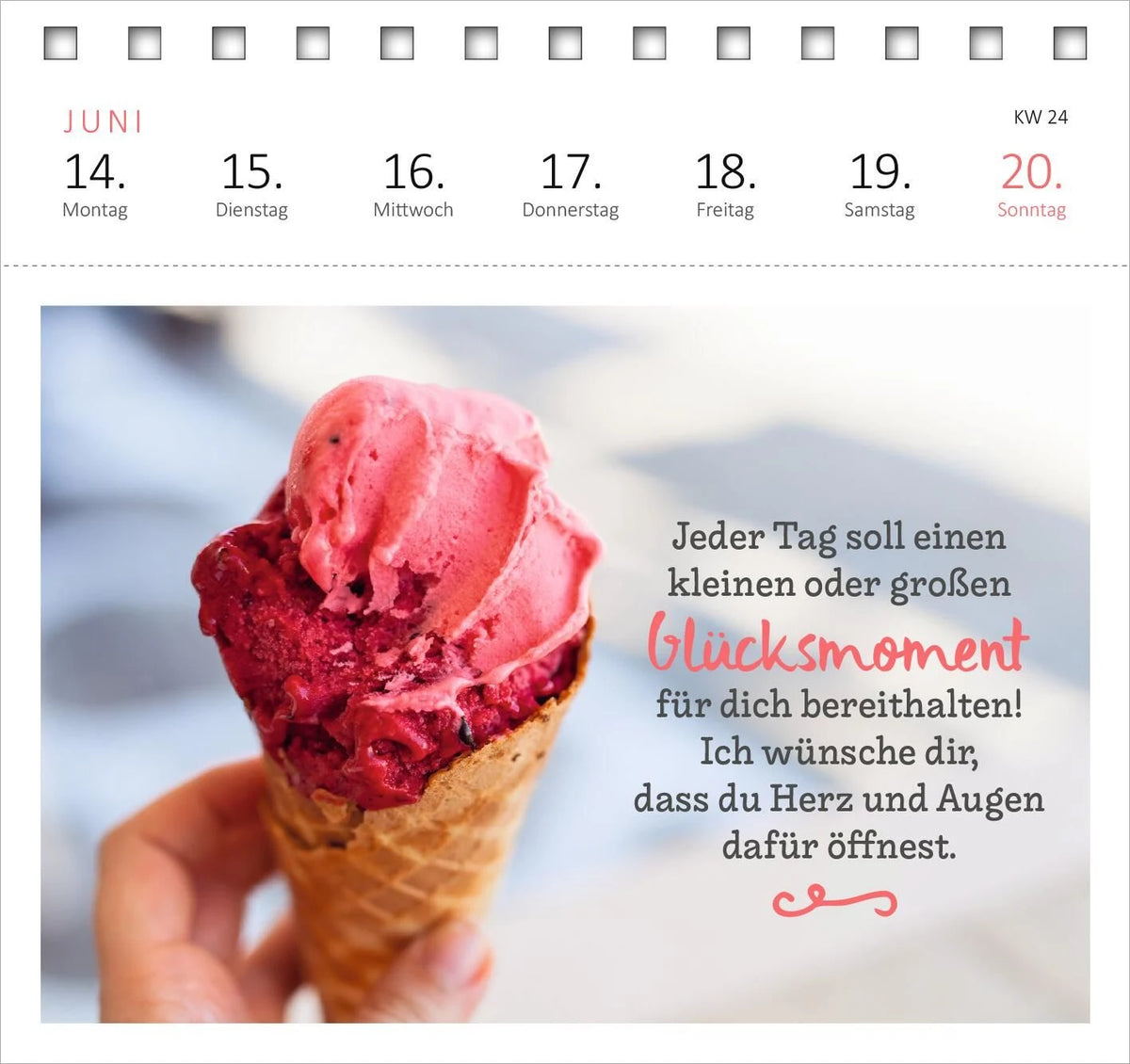 Postkartenkalender Ich wünsch dir was 2027 – Ansicht