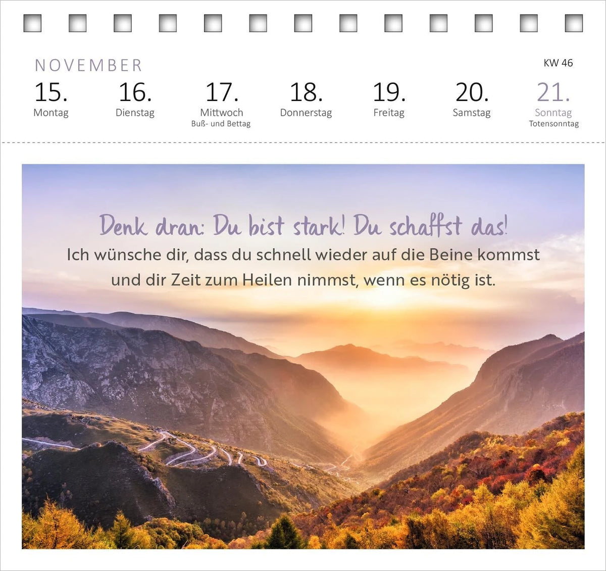 Postkartenkalender Ich wünsch dir was 2027 – Ansicht