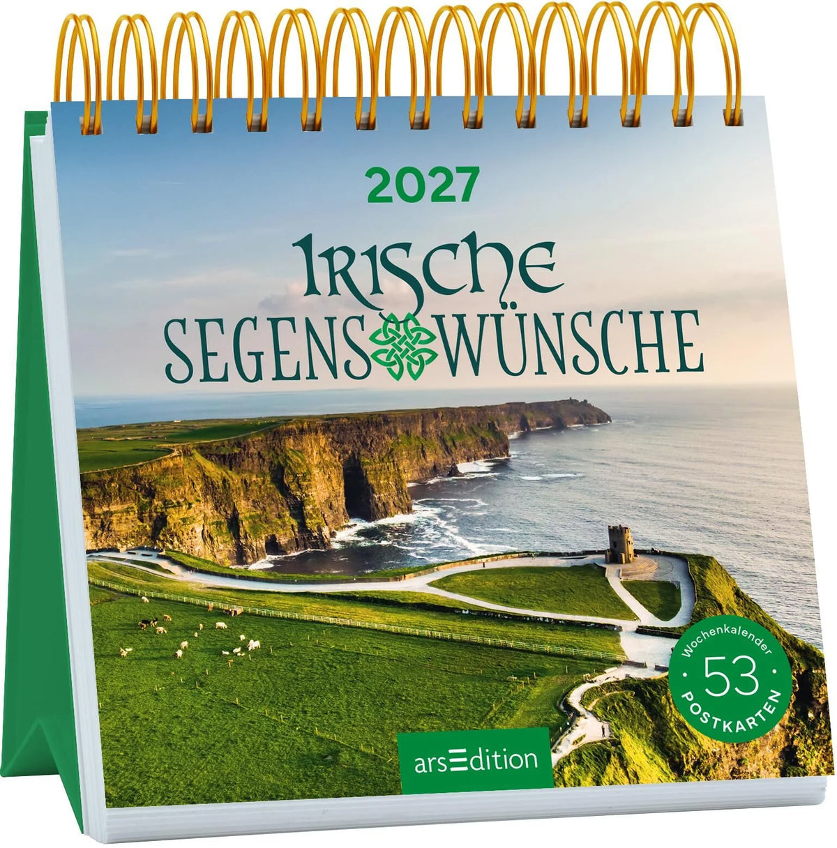 Postkartenkalender: Postkartenkalender Irische Segenswünsche 2027