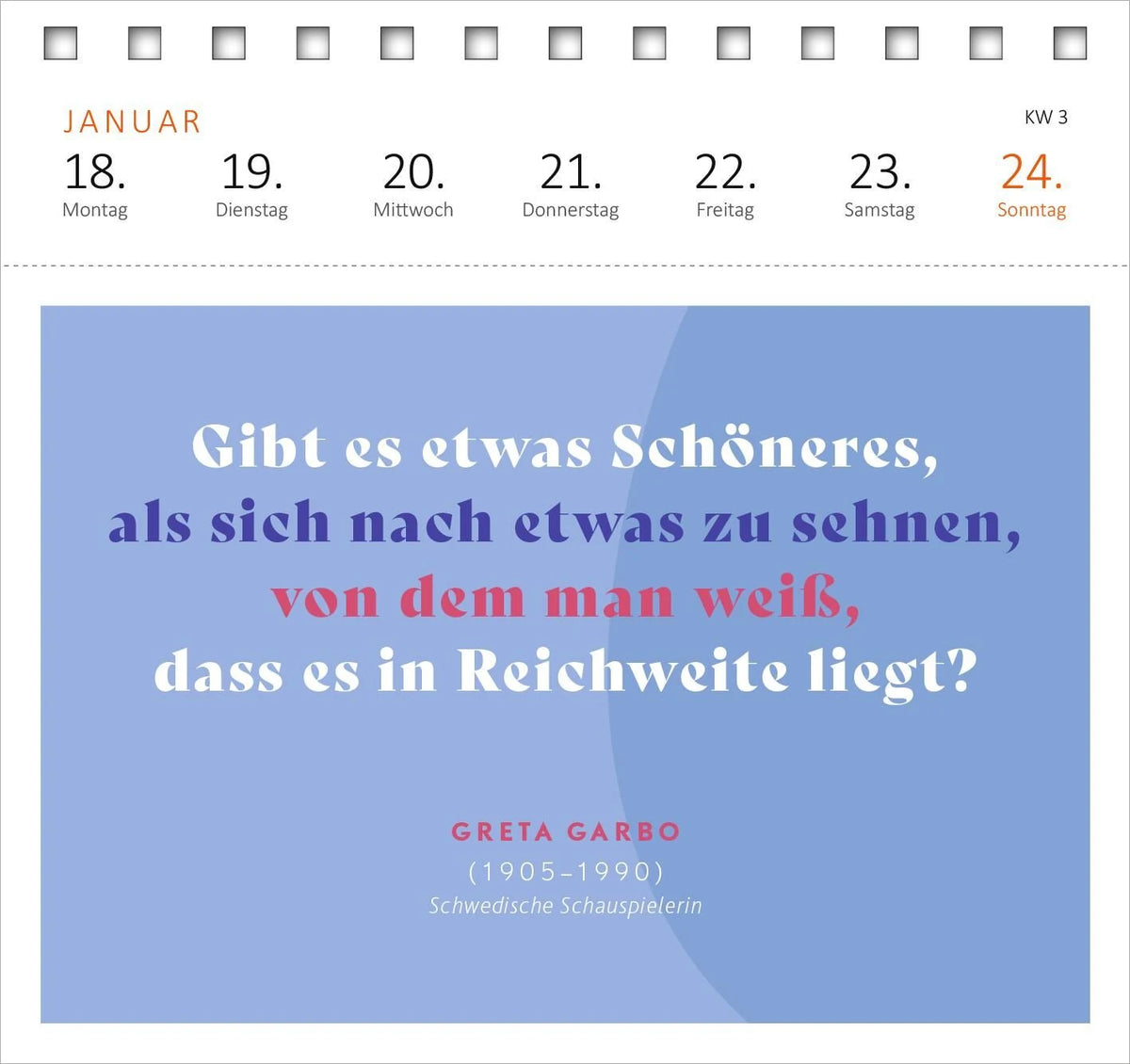 Postkartenkalender Kluge Frauen, die unsere Welt inspirieren 2027 – Ansicht