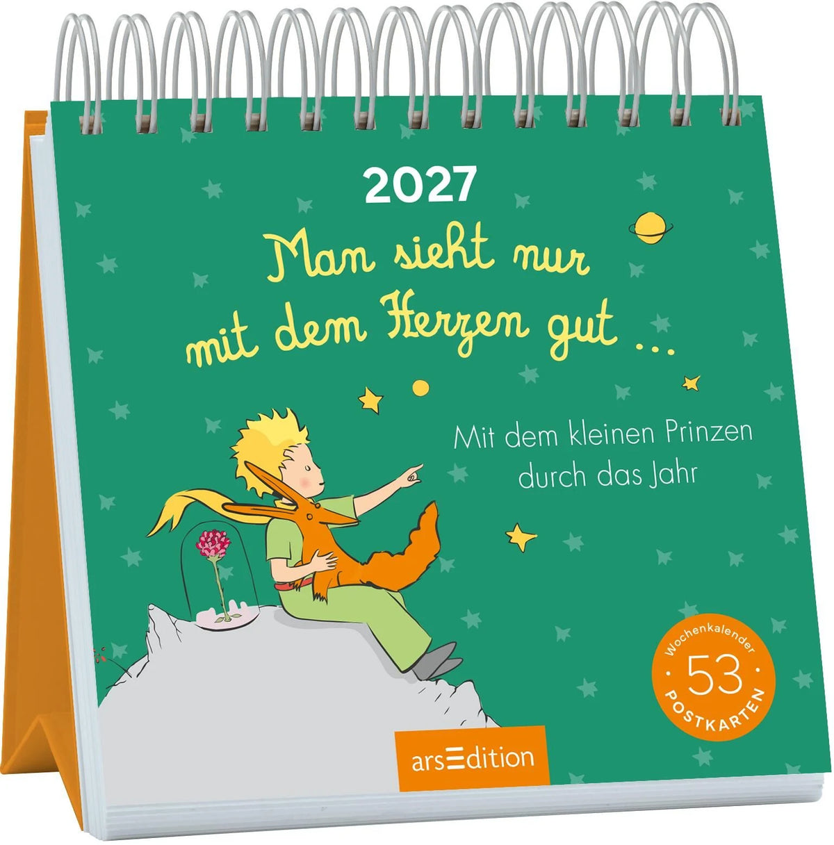 Postkartenkalender: Postkartenkalender Man sieht nur mit dem Herzen gut ... 2027