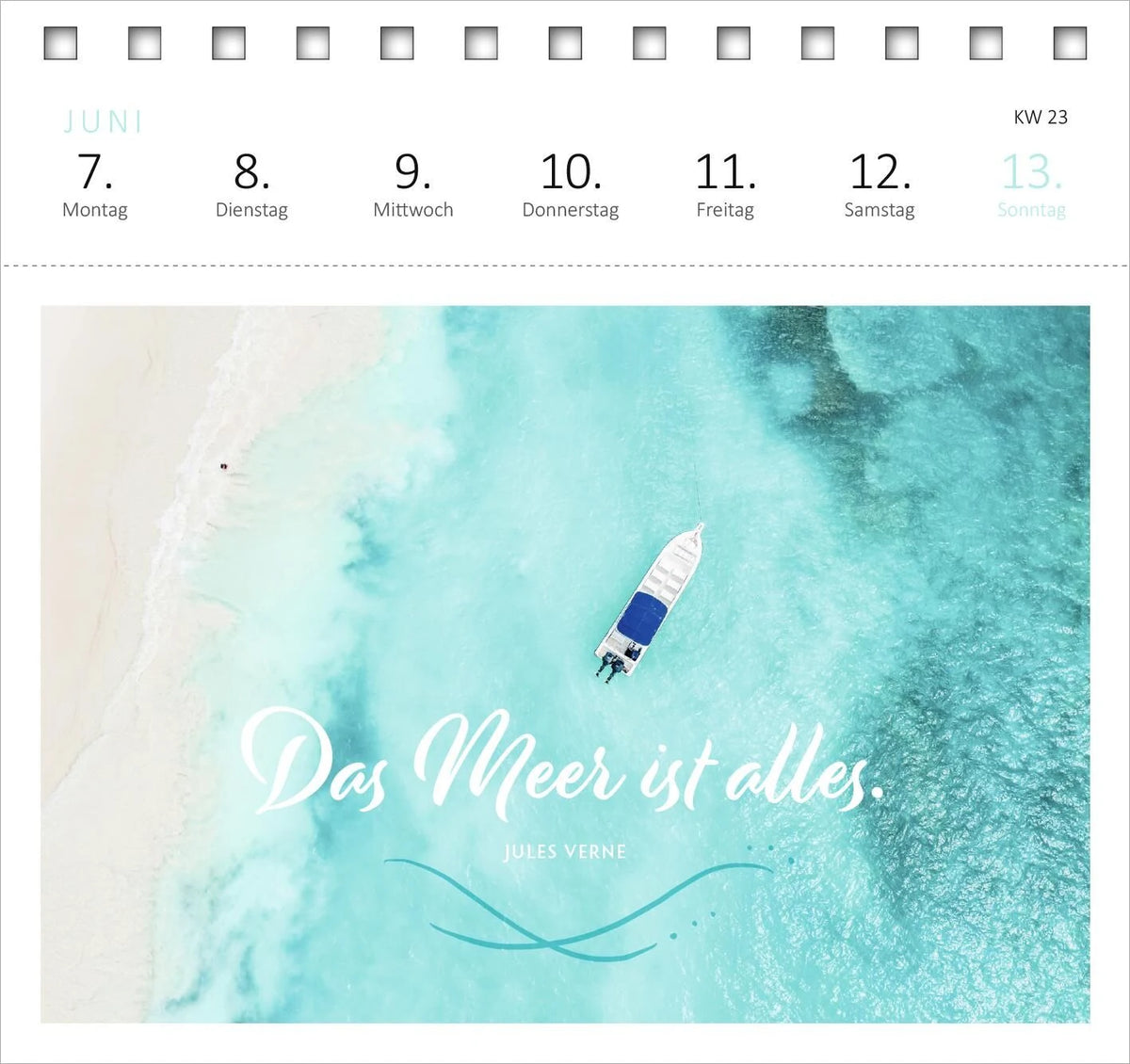 Postkartenkalender Sehnsucht nach Meer 2027 – Ansicht