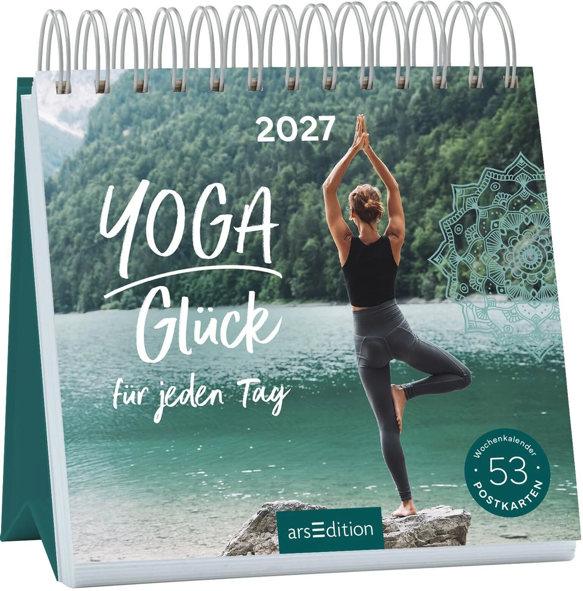 Postkartenkalender: Postkartenkalender Yogaglück für jeden Tag 2027