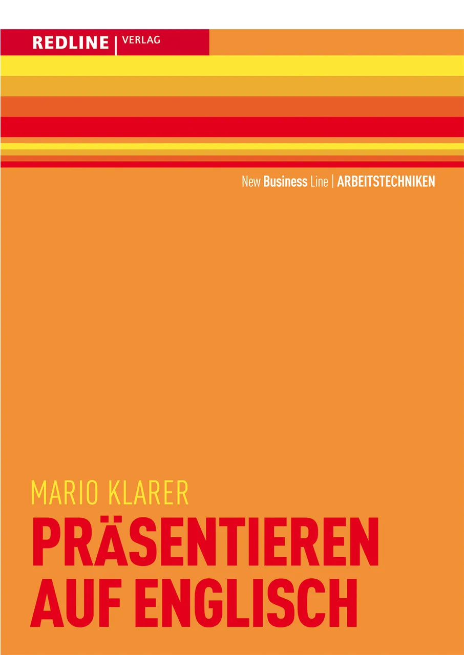 Buchcover von 'Präsentieren auf Englisch' - Taschenbuch von Mario Klarer