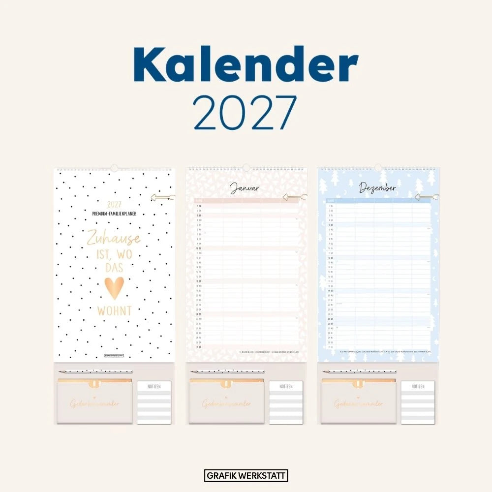 Premium-Familienplaner 2027 – Ansicht