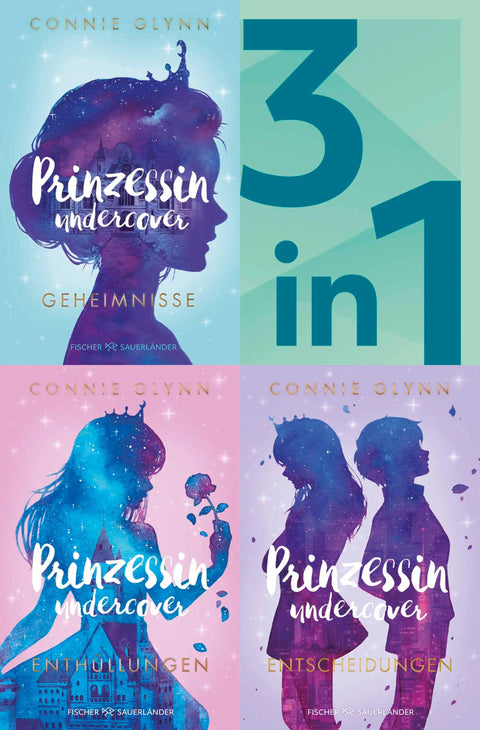 Prinzessin undercover Band 1-3 in einem Bundle: Geheimnisse / Enthüllungen / Entscheidungen