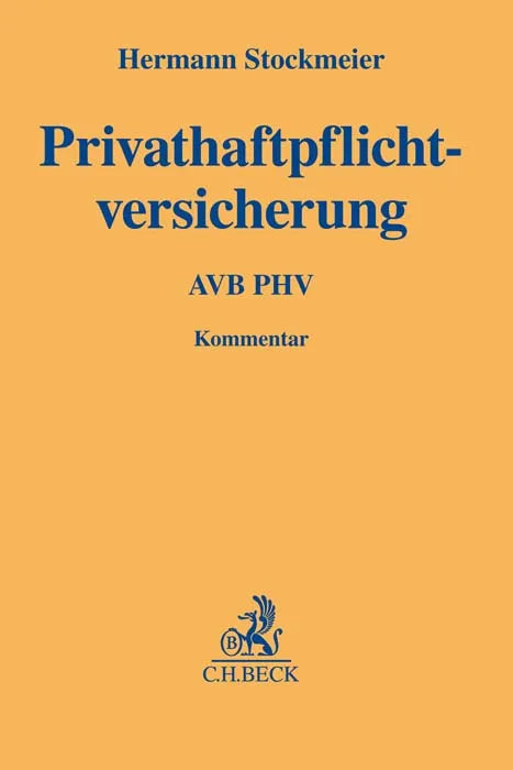 Buchcover von 'Privathaftpflichtversicherung' - Gebundene Ausgabe von Hermann Stockmeier