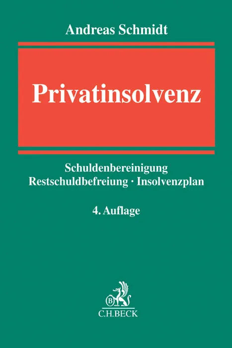 Buchcover von 'Privatinsolvenz' - Taschenbuch von Andreas Schmidt