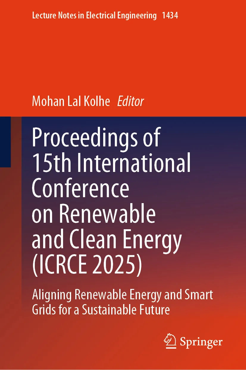 Cover: Proceedings of 15th International Conference on Renewable and Clean Energy (E-Book)
