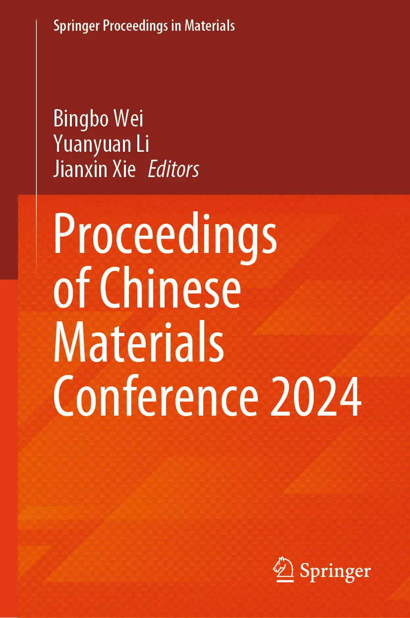 Cover: Proceedings of Chinese Materials Conference 2024 (E-Book)