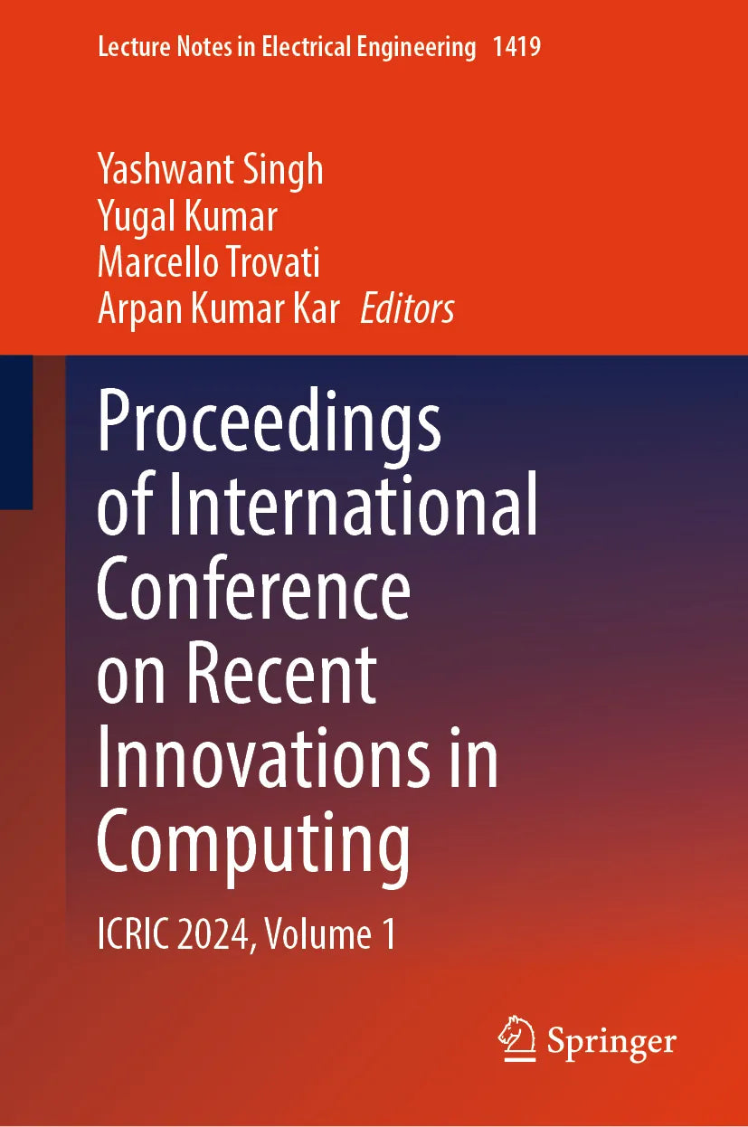 Cover: Proceedings of International Conference on Recent Innovations in Computing (E-Book)