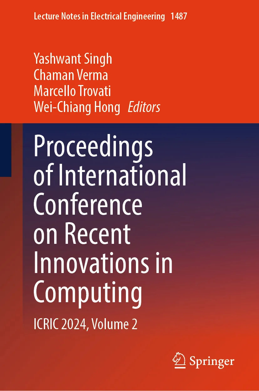 Cover: Proceedings of International Conference on Recent Innovations in Computing (E-Book)