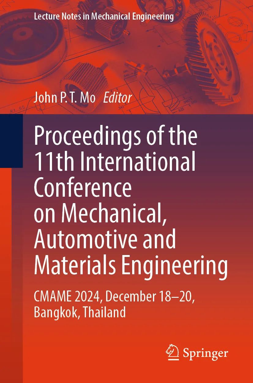 Cover: Proceedings of the 11th International Conference on Mechanical, Automotive and Materials Engineering (E-Book)