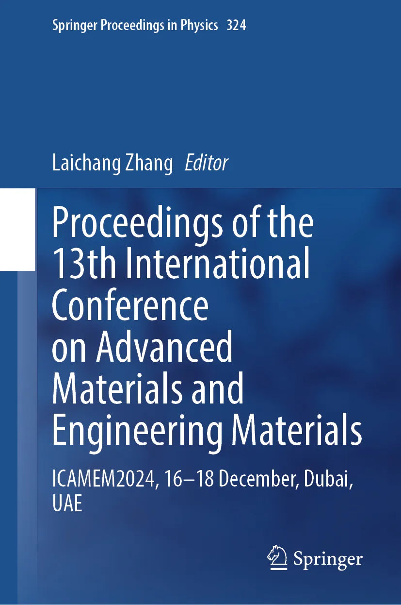 Cover: Proceedings of the 13th International Conference on Advanced Materials and Engineering Materials (E-Book)