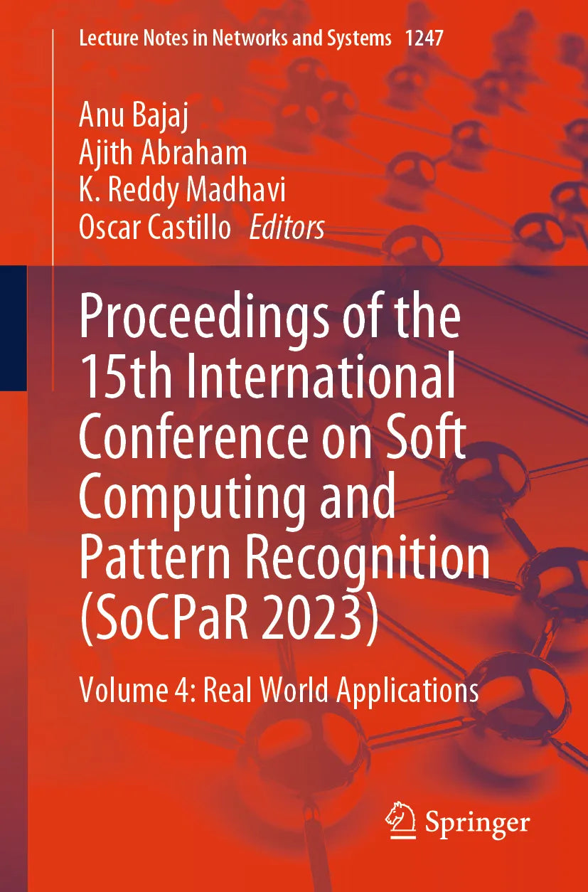 Cover: Proceedings of the 15th International Conference on Soft Computing and Pattern Recognition (E-Book)