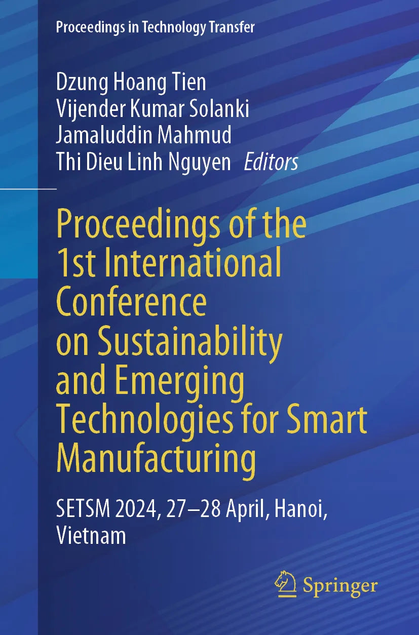 Cover: Proceedings of the 1st International Conference on Sustainability and Emerging Technologies for Smart Manufacturing (E-Book)