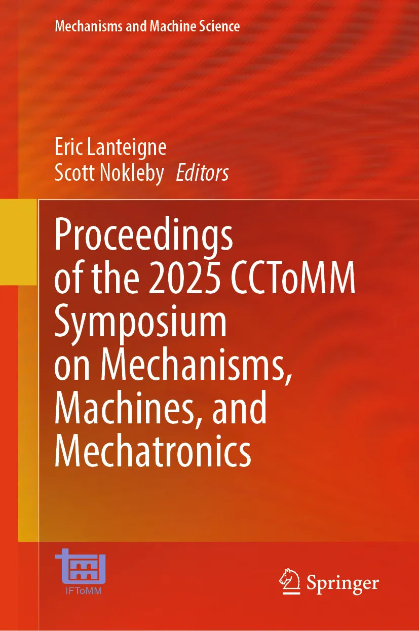 Cover: Proceedings of the 2025 CCToMM Symposium on Mechanisms, Machines, and Mechatronics (E-Book)