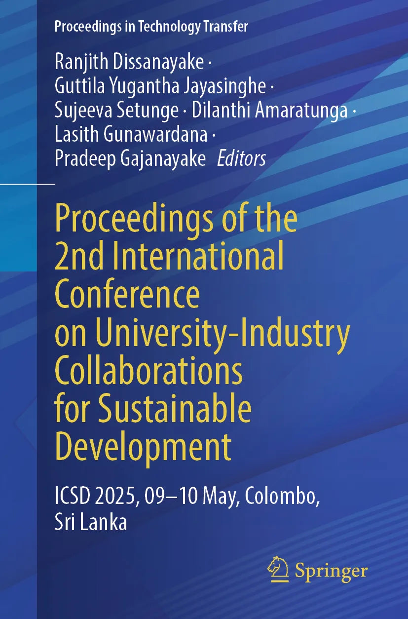 Cover: Proceedings of the 2nd International Conference on University-Industry Collaborations for Sustainable Development (E-Book)