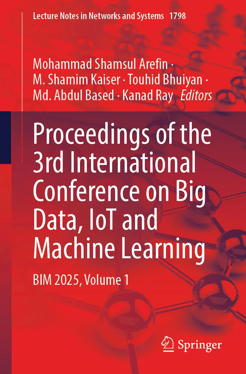 Cover: Proceedings of the 3rd International Conference on Big Data, IoT and Machine Learning (E-Book)