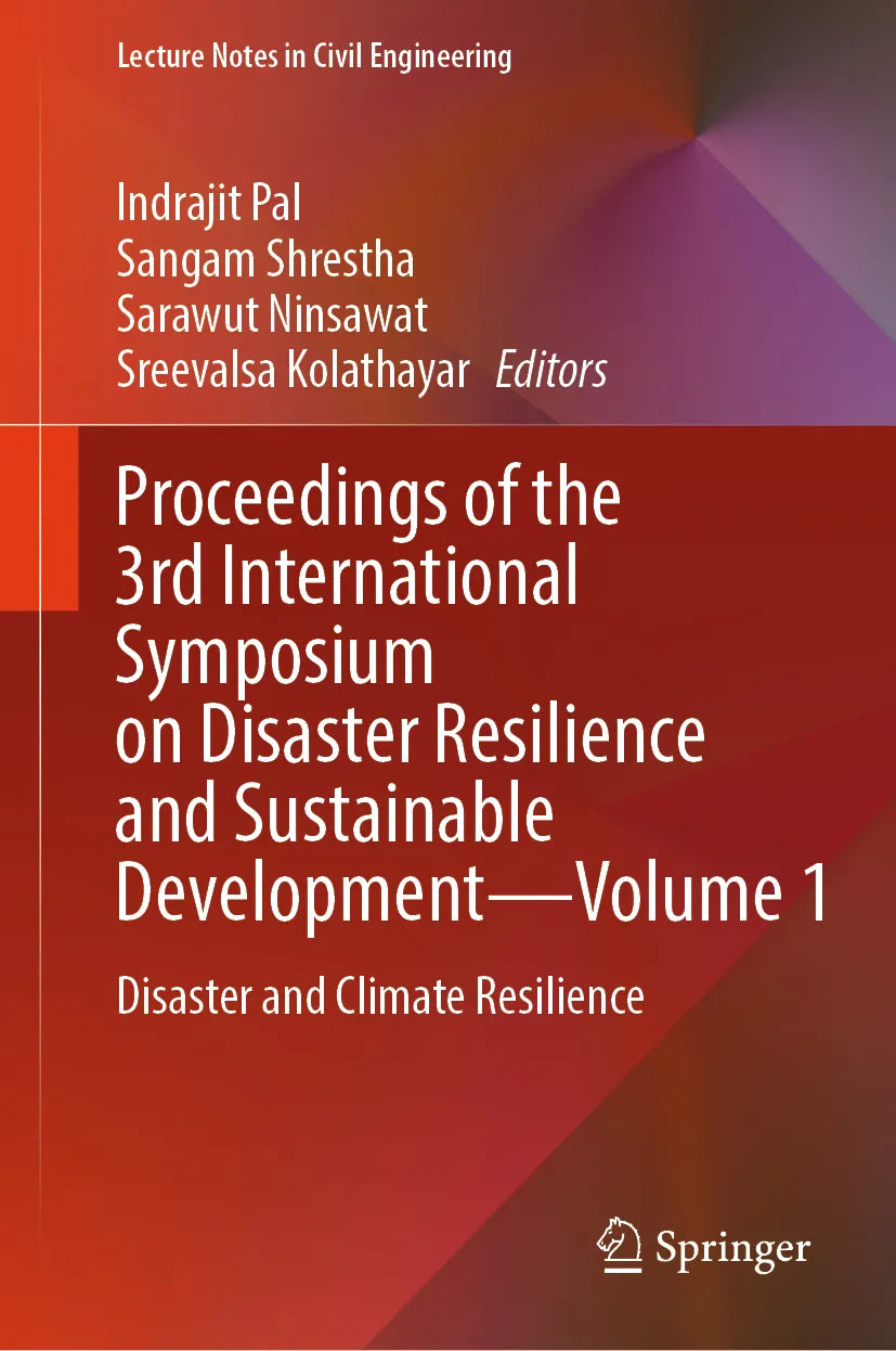 Cover: Proceedings of the 3rd International Symposium on Disaster Resilience and Sustainable Development—Volume 1 (E-Book)