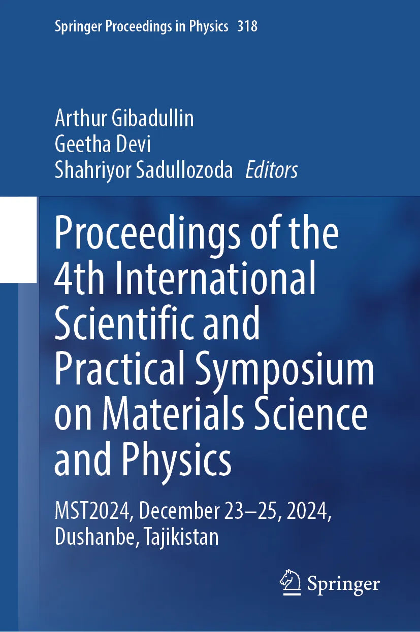 Cover: Proceedings of the 4th International Scientific and Practical Symposium on Materials Science and Physics (E-Book)