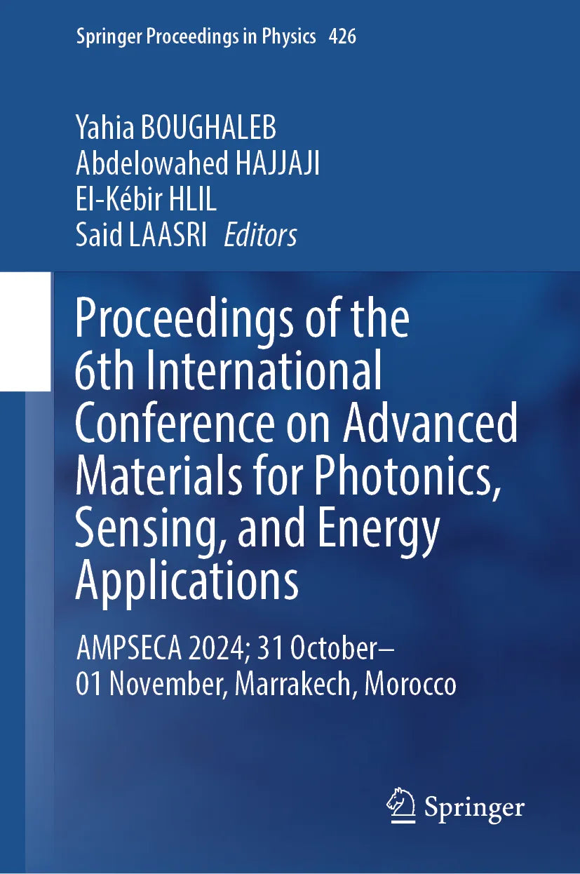 Cover: Proceedings of the 6th International Conference on Advanced Materials for Photonics, Sensing, and Energy Applications (E-Book)