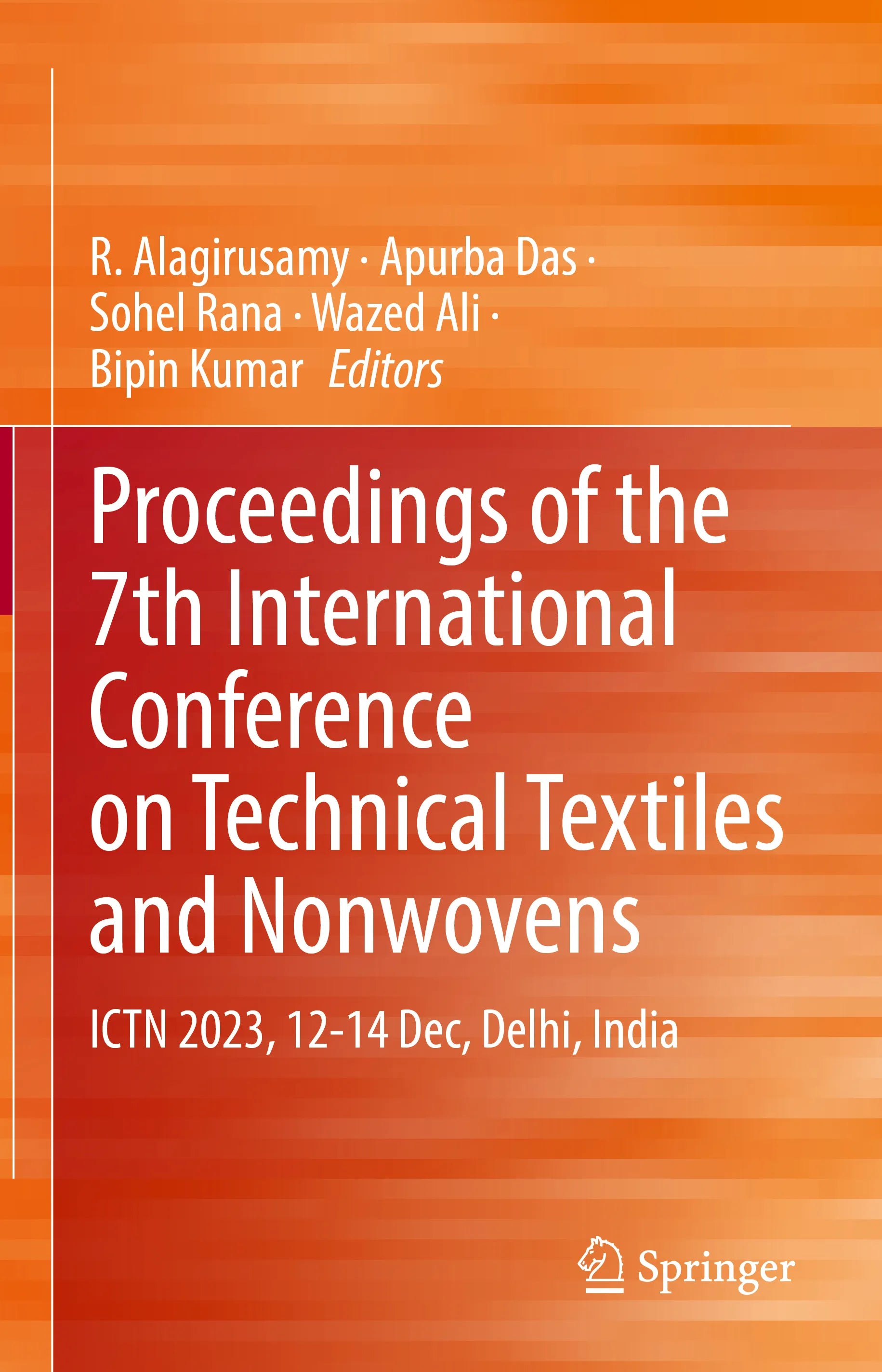 Cover: Proceedings of the 7th International Conference on Technical Textiles and Nonwovens (E-Book)