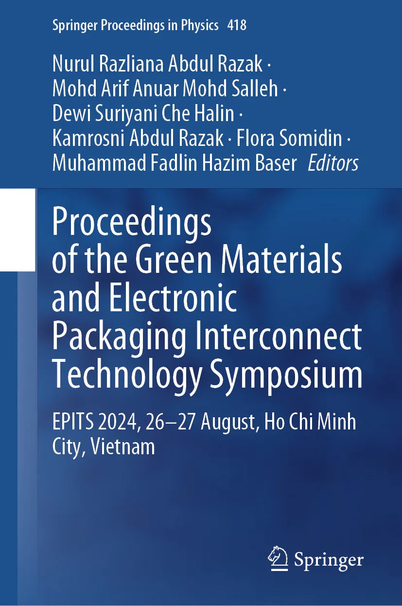 Cover: Proceedings of the Green Materials and Electronic Packaging Interconnect Technology Symposium (E-Book)