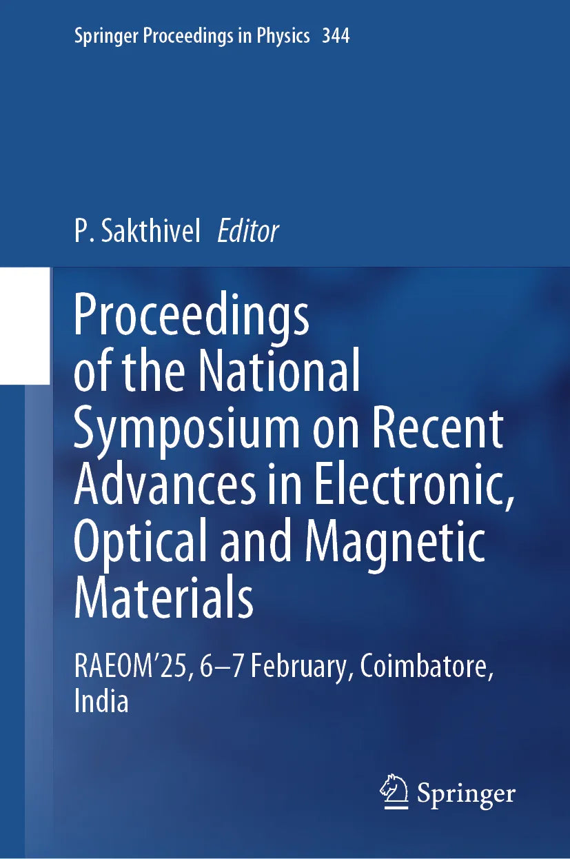 Cover: Proceedings of the National Symposium on Recent Advances in Electronic, Optical and Magnetic Materials (E-Book)
