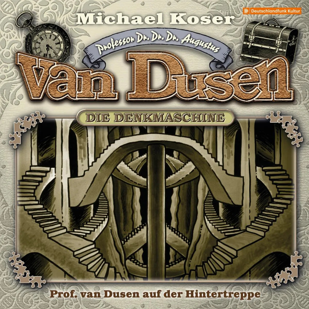 Cover: Professor van Dusen auf der Hintertreppe (Hörbuch Download) von Michael Koser