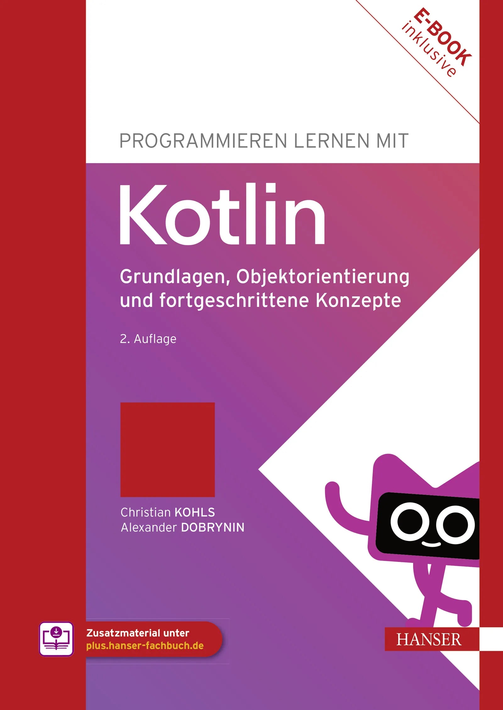 Cover: Programmieren lernen mit Kotlin (E-Book) von Christian Kohls