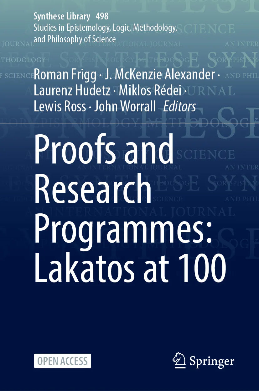 Cover: Proofs and Research Programmes: Lakatos at 100 (E-Book)