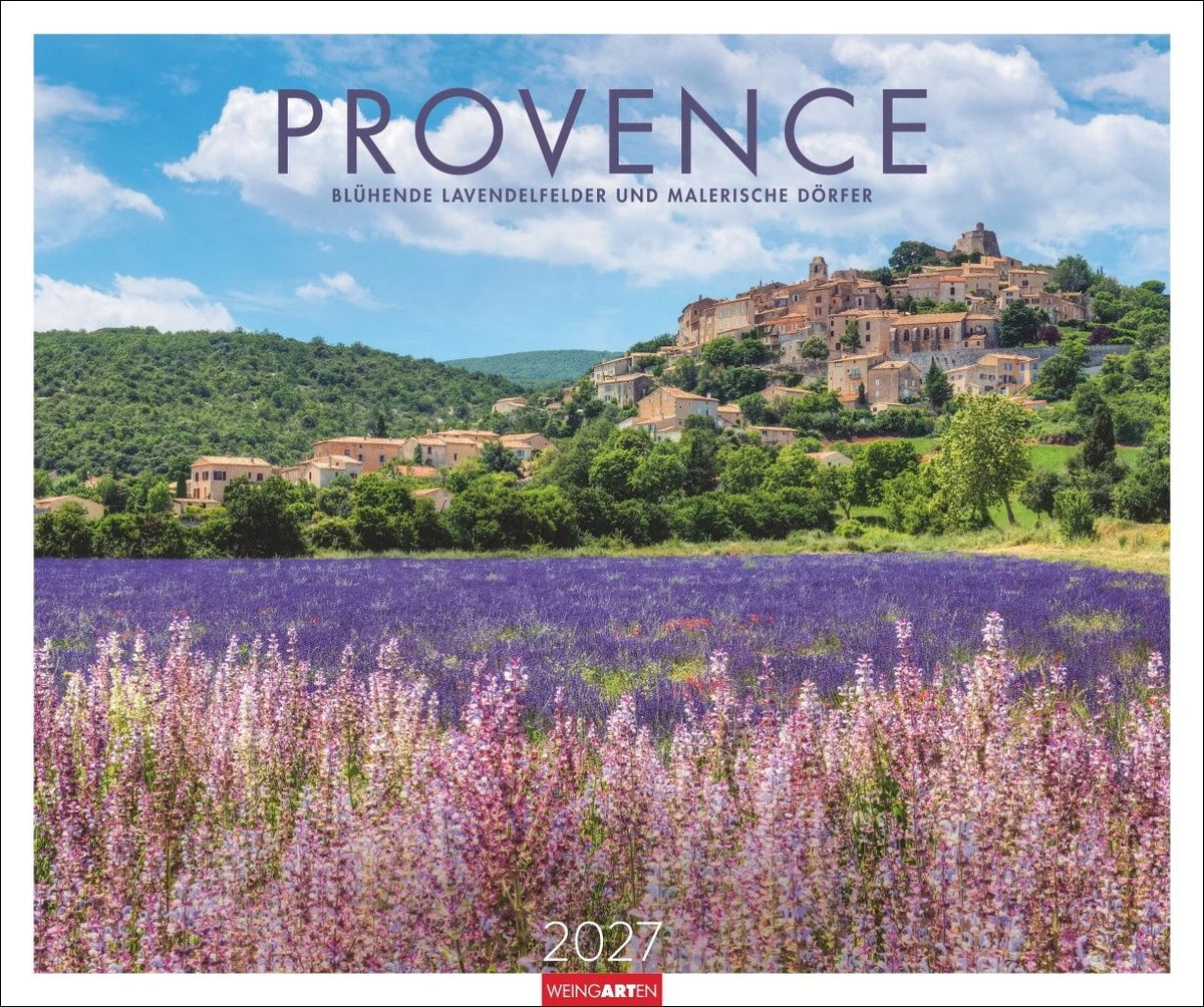 Wandkalender: Provence Kalender 2027 - Blühende Lavendelfelder und malerische Dörfer