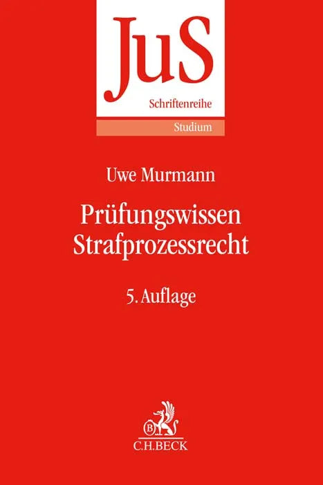 Buchcover von 'Prüfungswissen Strafprozessrecht' - Taschenbuch von Uwe Murmann