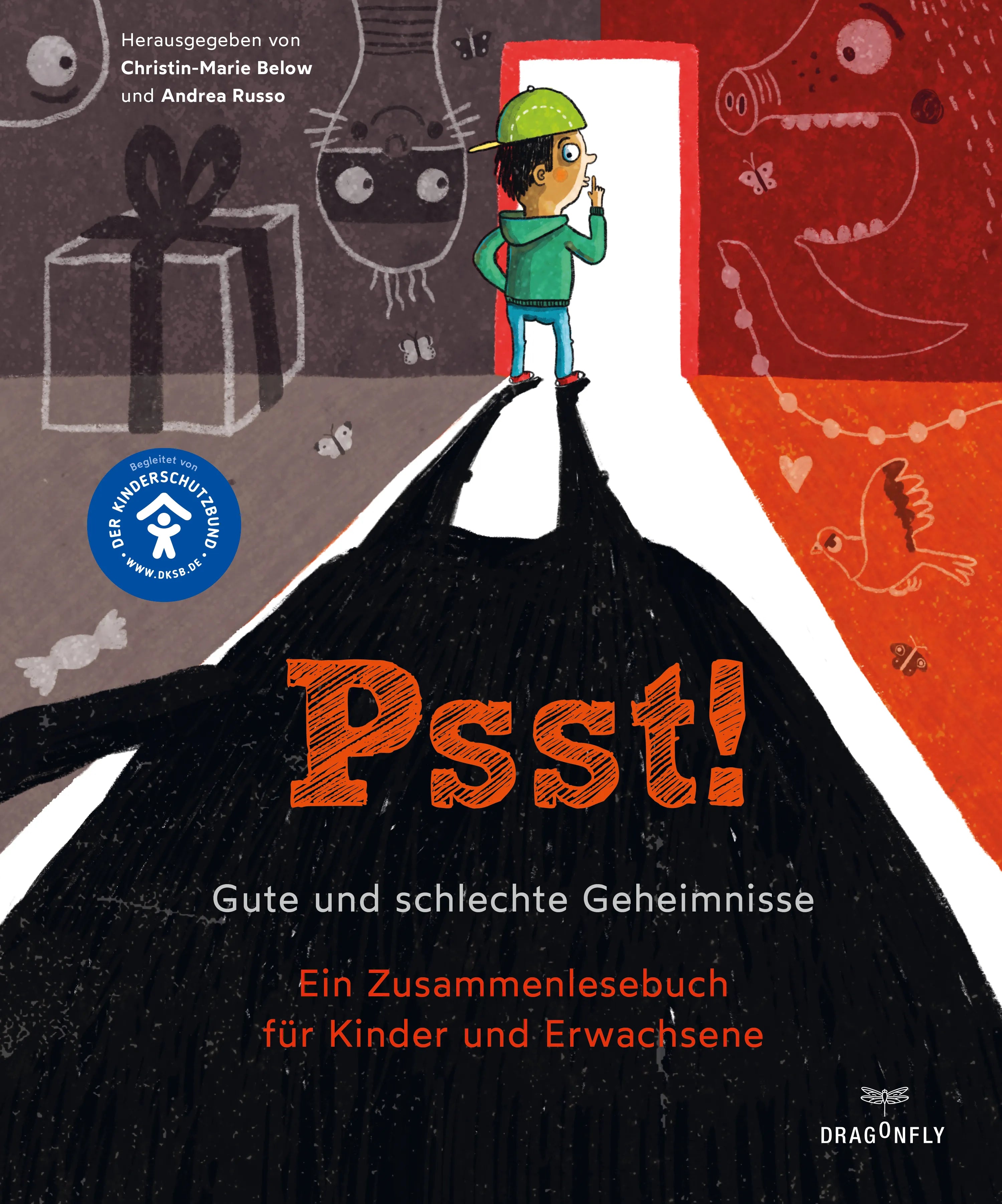 Buchcover von 'Psst! Gute und schlechte Geheimnisse. Ein Zusammenlesebuch für Kinder und Erwachsene. Begleitet vom Kinderschutzbund' - Gebundene Ausgabe von Antje Szillat