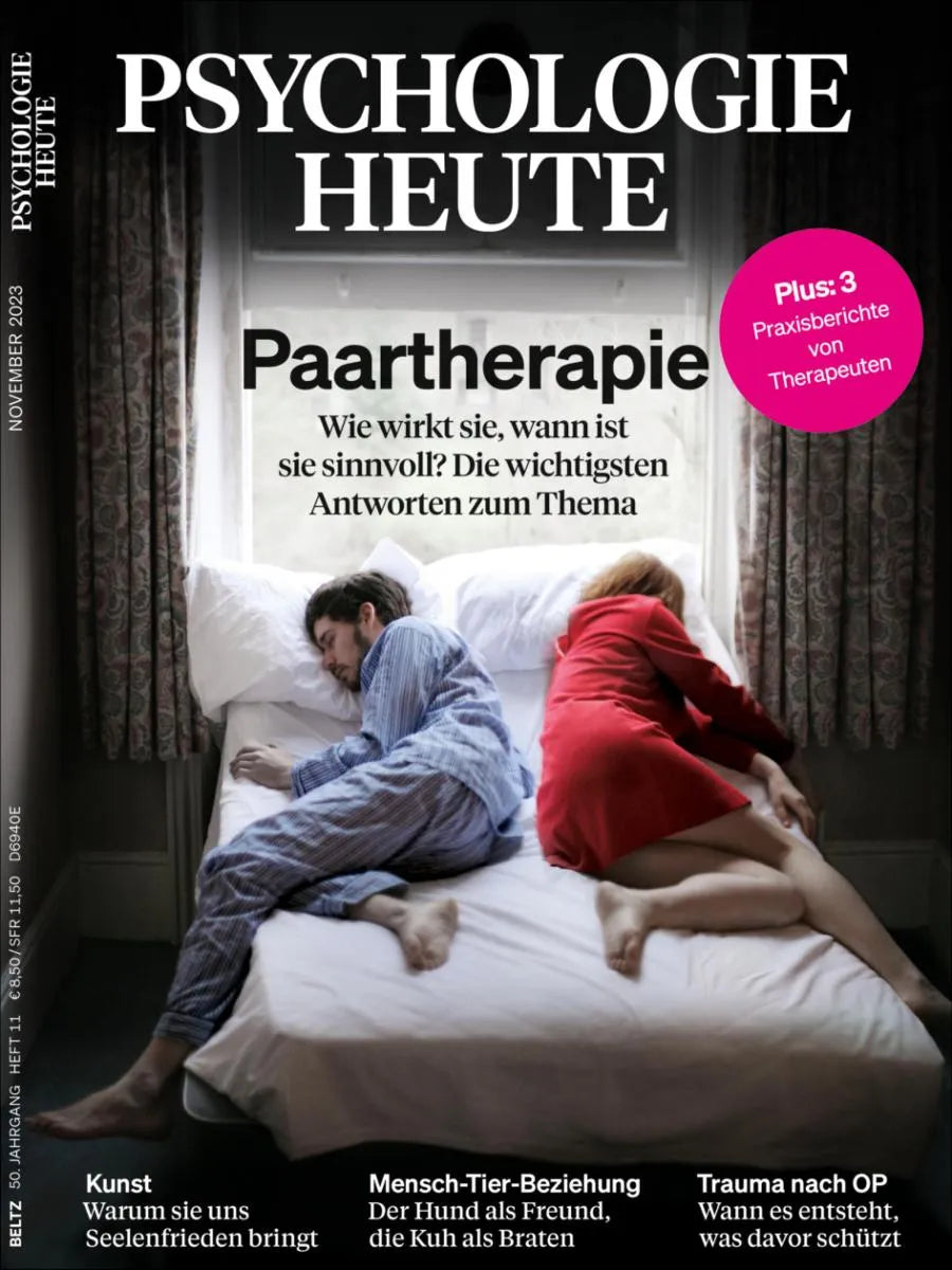 Cover: Psychologie Heute 11/2023: Paartherapie (E-Book) von Verlagsgruppe Beltz