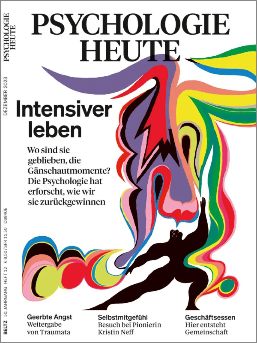 Cover: Psychologie Heute 12/2023: Intensiver leben (E-Book) von Verlagsgruppe Beltz