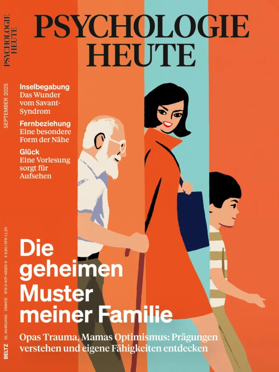 Cover: Psychologie Heute 9/2025: Die geheimen Muster meiner Familie (E-Book) von Verlagsgruppe Beltz