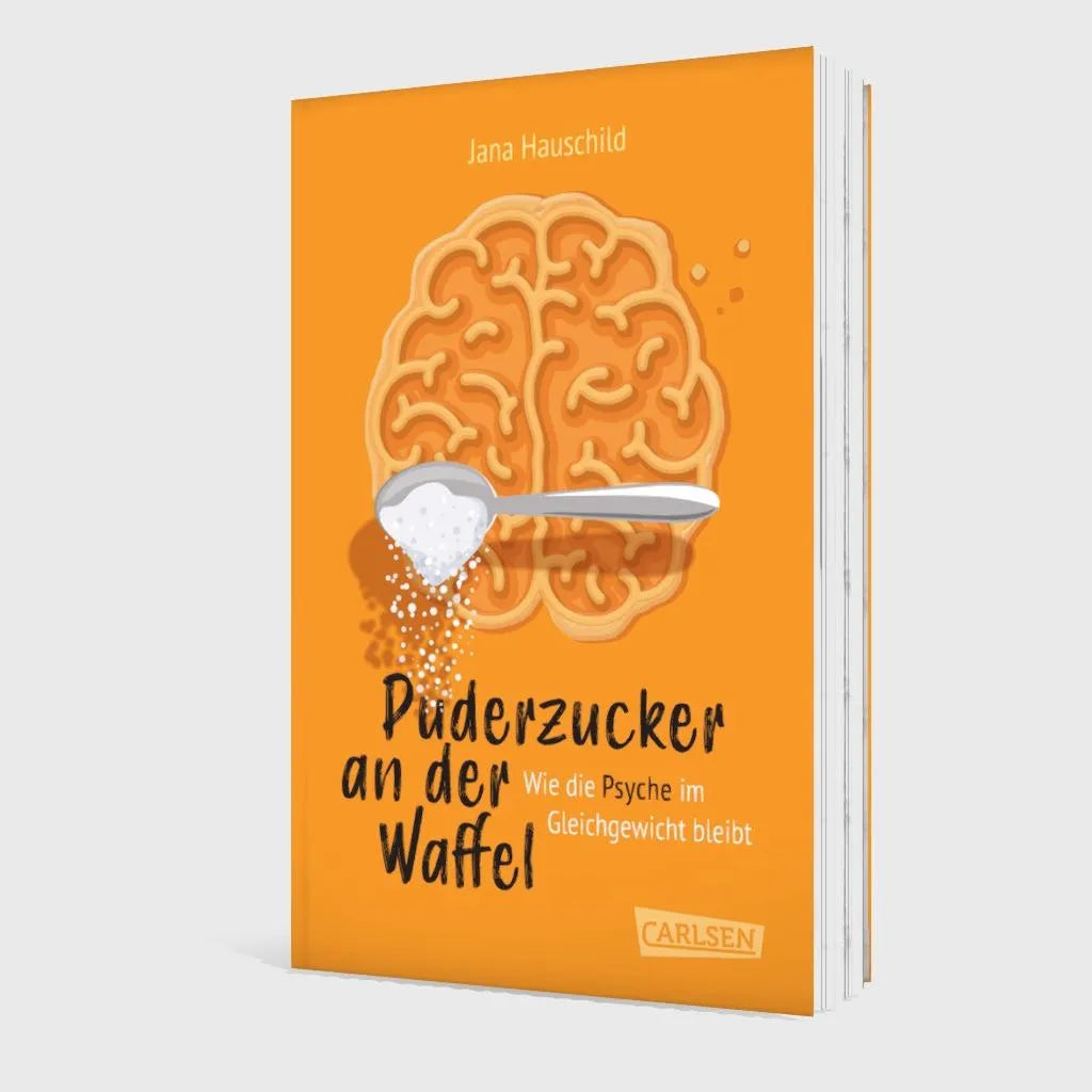 Produktansicht: Puderzucker an der Waffel – Wie die Psyche im Gleichgewicht bleibt (Taschenbuch)