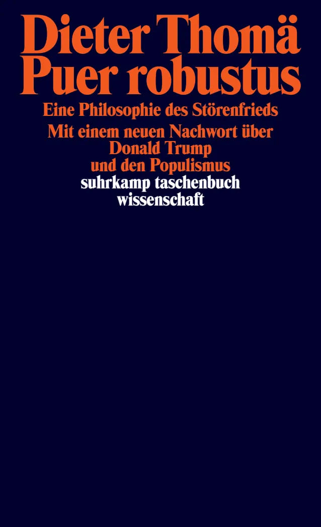 Buchcover von 'Puer robustus' - Taschenbuch von Dieter Thomä