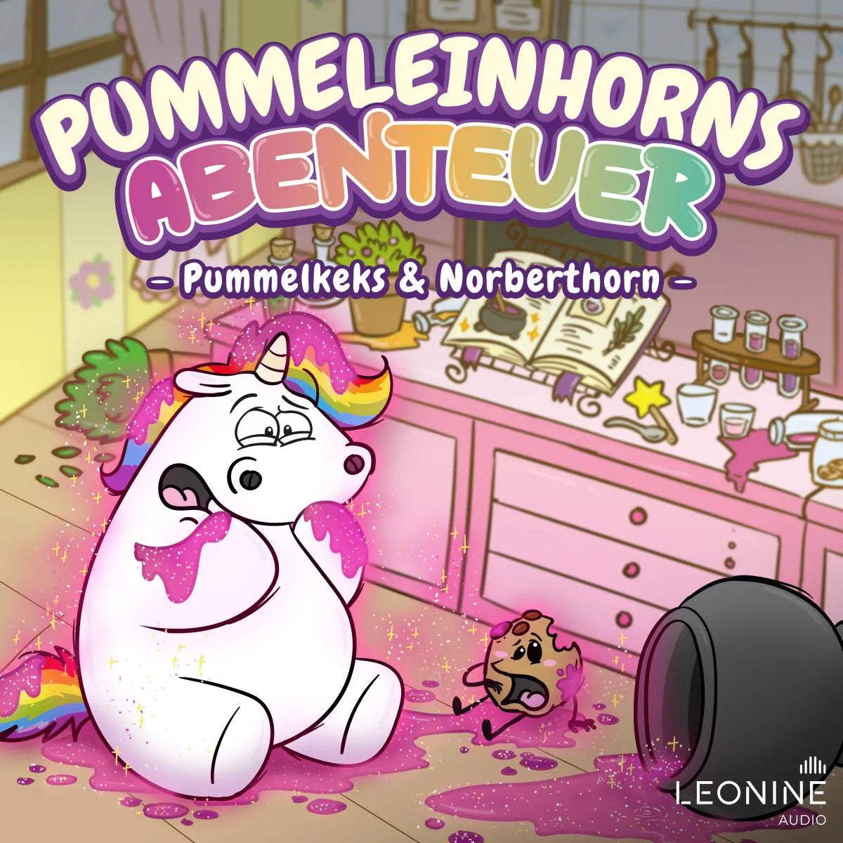 Cover: Pummeleinhorns Abenteuer - Pummelkeks und Norberthorn (Hörbuch Download) von Steffi Engel