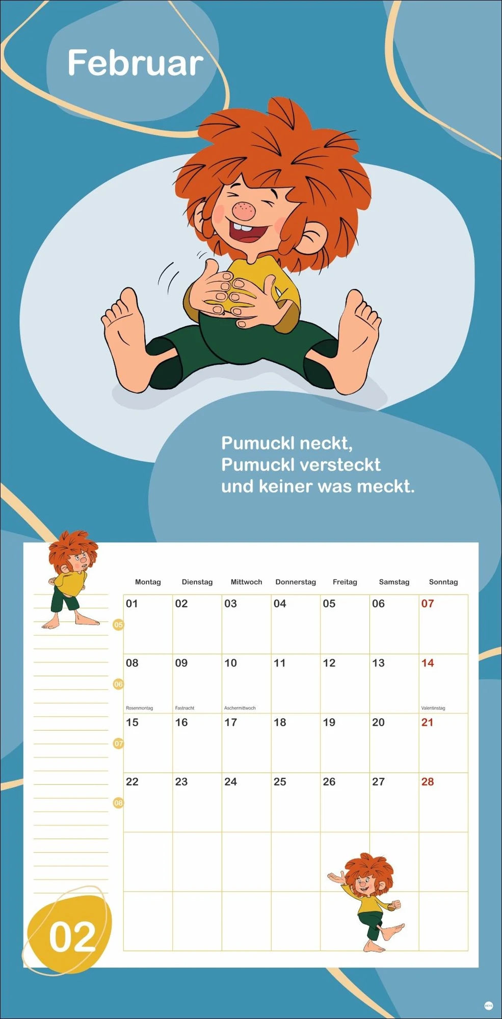 Pumuckl Broschurkalender 2027 – Ansicht